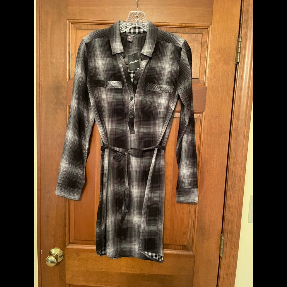 Eddie Bauer plaid Shirtdress